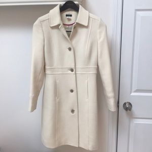 J Crew Lady Day Coat  “Sea Salt”